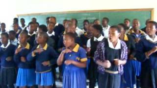 School Choir in Lesotho [upl. by Nocam]