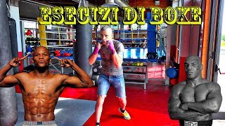 Allenamento boxe schivate colpi al sacco ed esercizi per i riflessi [upl. by Esila229]