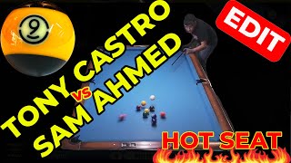 9Ball Pool Tournament  On Cue Billiards  LR7 3rd Place Match  Sam Ahmed v Tony Castro [upl. by Cathy]