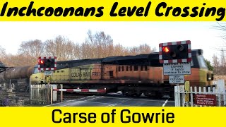 Inchcoonans Level Crossing Carse of Gowrie  Traingenix [upl. by Josy677]