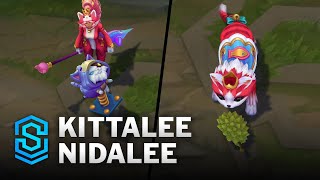 Kittalee Nidalee Skin Spotlight  PreRelease  PBE Preview  League of Legends [upl. by Anairol]