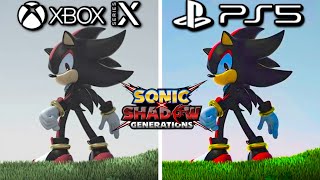 Sonic X Shadow Generations PS5 vs Xbox Series X Graphics Comparison [upl. by Carver286]