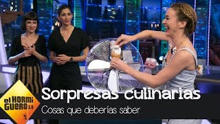 Seis cosas que no sabías sobre la comida por Marta Hazas  El Hormiguero 30 [upl. by Gorski]