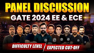 GATE 2024 EE  ECE  Difficulty Level  Expected Cut  Off  Panel Discussion [upl. by Latyrc905]