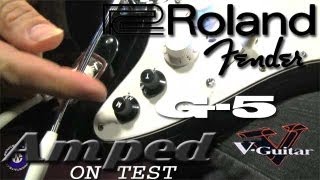 Roland G5 Virtual Stratocaster  Amped review [upl. by Eniamrehc]