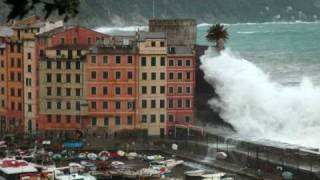 Camogli Mareggiata 30 Ott 2008 di Elisabetta Pinottiwmv [upl. by Leumhs]