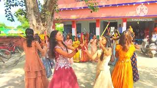 Navratri specialChogada tara dandiya song dancechogadaGarba danceKHAJUHATTIGopalganjkaushal sir [upl. by Mazur]