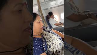 Mummy ka pehla flight shortsfeed funny souravjoshivlogs vlogs [upl. by Sigismond]