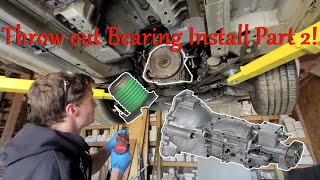 Mustang Clutch and Throwout Bearing Install Part 2 She Rips [upl. by Susumu]