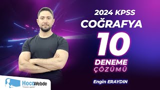 2024 KPSS ENGİN ERAYDIN COĞRAFYA 10 DENEME ÇÖZÜMÜ LİSANS  ÖN LİSANS  ORTAÖĞRETİM [upl. by Ruttger]