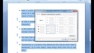 Shortcut Key for Adding Bullets in MS Word [upl. by Giff]