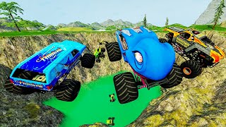 Epic High Speed Car Jumps 7 – BeamNG Drive BeamNGShowtime [upl. by Roldan927]