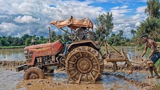 mahindra tractor in mud  mahindra 275 new model😮‍💨😮‍💨 [upl. by Downe]