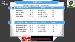 Lindfield CC 2nd XI v Plumpton amp East Chiltington CC 1st XI [upl. by Aerdnad]