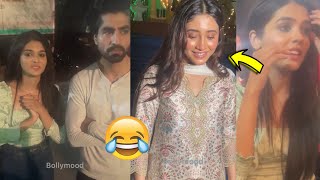 Pranali Rathod Harshad Chopda amp Shivangi Joshi Funniest Exit Ever Seen At Iftaar Party [upl. by Dorothi]