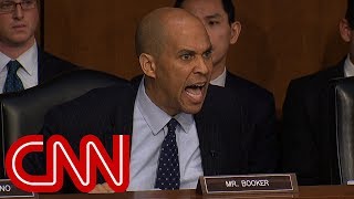 Cory Booker rips DHS chiefs quotamnesiaquot over Trump comments [upl. by Esilram]