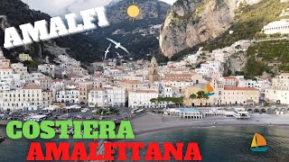 Amalfi riprese aeree con drone Costiera Amalfitana  Amalfi Coast drone footage 4k 60fps [upl. by Vitia684]