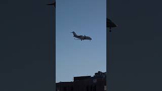 Bombardier Challenger 650 arriving at LAX N216QS aviation planespotting bombardier airport [upl. by Aziza]