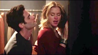 You Netflix  Joe amp Becks Passionate Kissing Scene 💋  Penn Badgley amp Elizabeth Lail [upl. by Inaflahk]