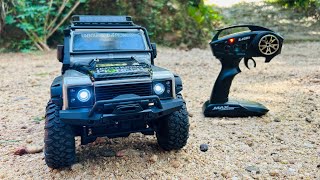 Rc Defender D110 HB Toys TRX4Clone Unboxing Review amp Riding rctoys defender [upl. by Jaala]