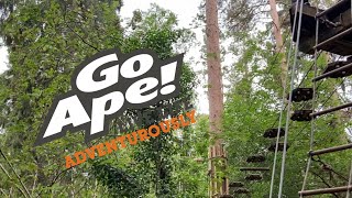 Go Ape 2021  Mallards Pike  Treetop Challenge [upl. by Esimehc]