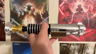 THE MOST BEAUTIFUL HILT IN STAR WARS Luke Skywalker Legacy Lightsaber Review [upl. by Akinod]