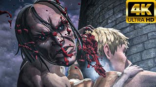 ATTACK ON TITAN 2  Ymir Transformation JAW TITAN Reveal amp Boss Fight 【4K60ᶠᵖˢ】HDR [upl. by Ogden]