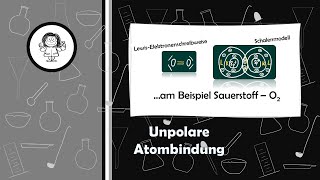 Unpolare Atombindung  am Beispiel von Sauerstoff [upl. by Claretta213]