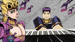 giornos theme piano tutorial easy  Jujutsu shenanigans [upl. by Aneelehs786]