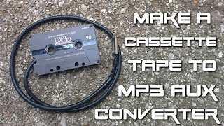 How to make a cassette tape to mp3 aux converter [upl. by Bravin]