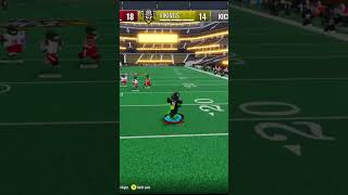 BLUD GOT TRUCKED 😂  ULTIMATE FOOTBALL ROBLOX shorts football roblox [upl. by Sedruol532]