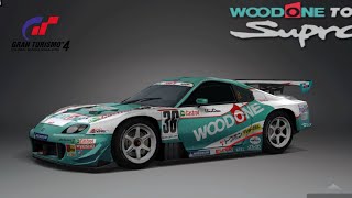 Gran Turismo 4  Toyota WOODONE Tom’s Supra JGTC 2003  PlayStation 2 [upl. by Maroj205]