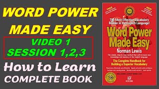 Vocabulary Word power made easy by Norman Lewis [upl. by Canfield781]