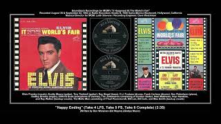 1962 RCA Happy Ending Take 4 LFS Take 5 FS Take 6 Complete Elvis Presley [upl. by Mosra]