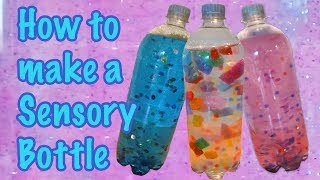 How to make a Sensory Bottle  Easy  Quick  DIY [upl. by Corbin]