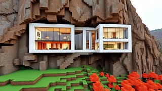 quotLuxury Mountain Hideout  Minecraft Build Tutorialquot [upl. by Neelhsa]