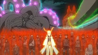 Naruto salva a la Alianza Shinobi con Chakra de Kurama  Muerte de Neji Sub Español [upl. by Annahsor248]