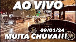 MUITA CHUVA em Balneário Camboriú AO VIVO 090124 BielTurismo [upl. by Assylem814]