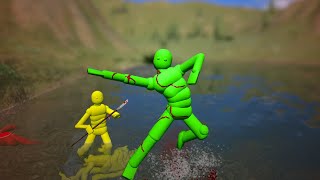 Making NPCs Fight with active ragdoll physics 3 [upl. by Elbys319]