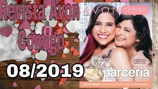 REVISTA AVON COMIGO CAMPANHA 082019  Thaís Jailane Santos Dia das mães [upl. by Muhcan]