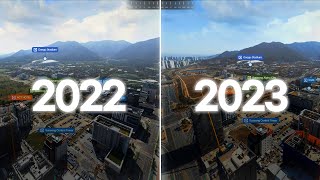 DFOS Panorama Time Series Comparison 시계열 timeseriesanalysis drone geospatial [upl. by Ahsinned61]