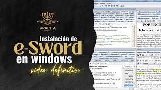 Instalación de e Sword en Windows [upl. by Umeko87]