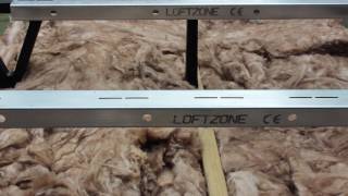 How to board a loft at different joist spacings  LoftZone [upl. by Yaja337]