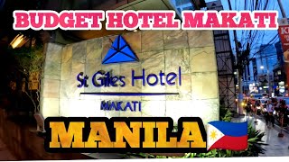 ST GILES MAKATI  30 hotel in Manila🇵🇭 [upl. by Itra115]