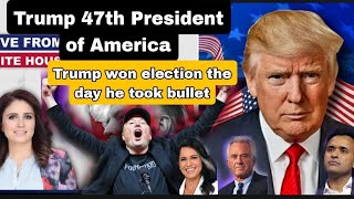 Trump won election gives winning speech after win Pennsylvania [upl. by Auroora]