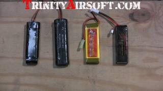 Airsoft Battery ROF BPM BPS Rate of Fire Test 74v 111v Lipo 84v 96v nimh [upl. by Eliga]