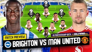 De Ligt Full Debut Zirkzee To Start Brighton vs Man United Tactical Preview [upl. by Evered]