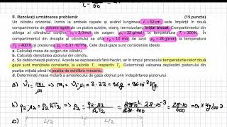 ❗❗Bacalaureat 2024  SESIUNEA IUNIEIULIE  Termodinamica  Varianta 3 ❗❗ [upl. by Feingold]