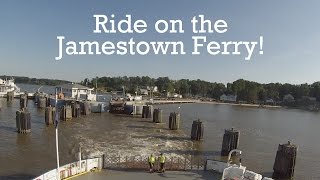 Fun Things To Do Ride on the Jamestown Ferry [upl. by Atiuqiram]