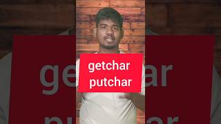 getchar and putchar in c programming shortsprogramming coding c cprogrammingshortsfeed tn [upl. by Lednek542]